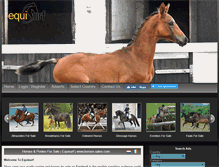 Tablet Screenshot of horses-sales.com